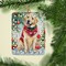 Edge Collections - 2.80" X 0.15" - Yellow - Labrador Retriever Christmas Porcelain Collectible - 1 Piece